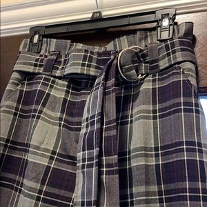 New York and Company Belted Palazzo Pants